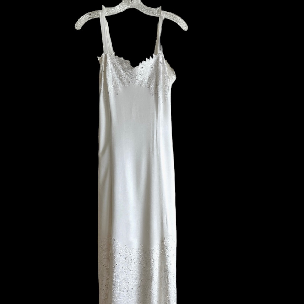 White Natural Rayon Sundress